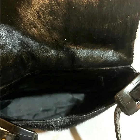 Claudio Orciani pony skin and leather shoulder handbag - Picture 11 of 11